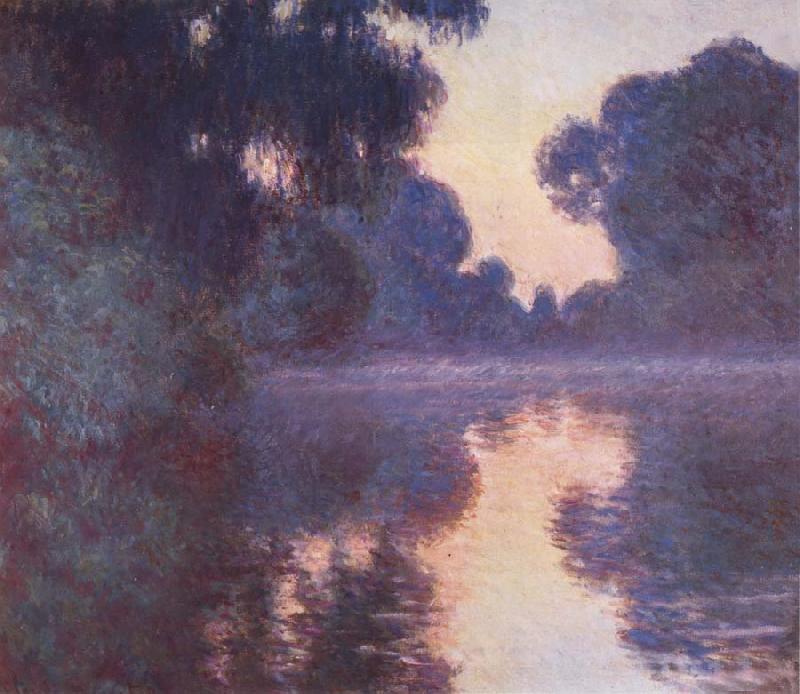 Claude Monet Arm of the Seine near Giverny at Sunrise oil painting image